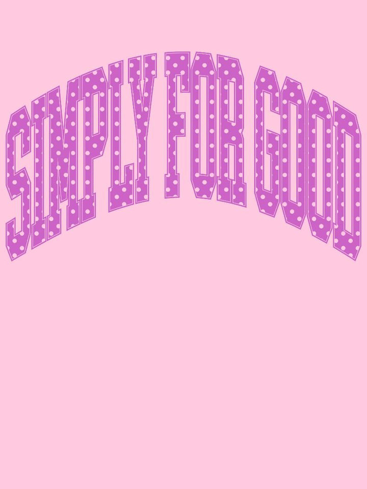 *JUNE MARKET: Polka Dot Simply for Good Short Sleeve Tee Simply Southern (Ships in July)