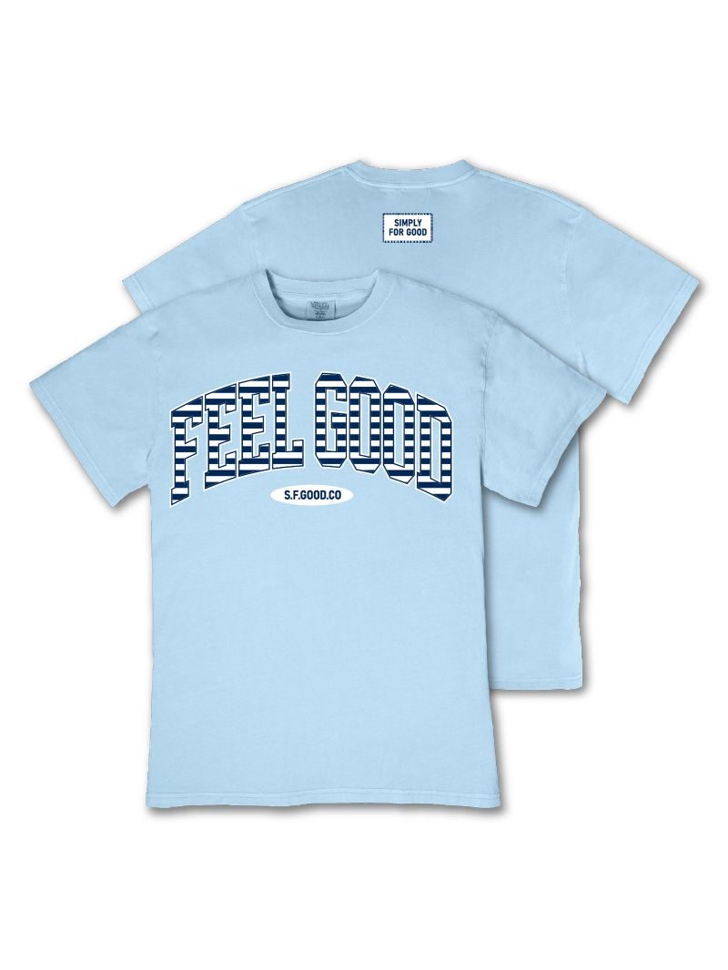 JUNE MARKET: Feel Good Simply for Good Tee - Glacier by Simply Southern (Ships Late May)