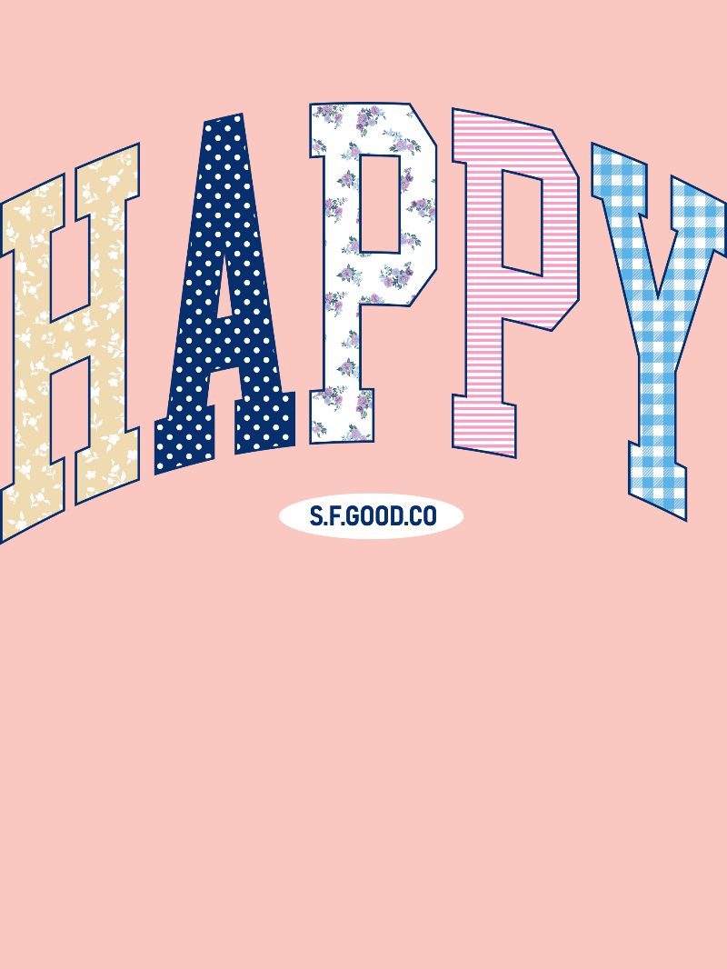 JUNE MARKET: Happy Simply for Good Tee - Light Peach by Simply Southern (Ships Late May)