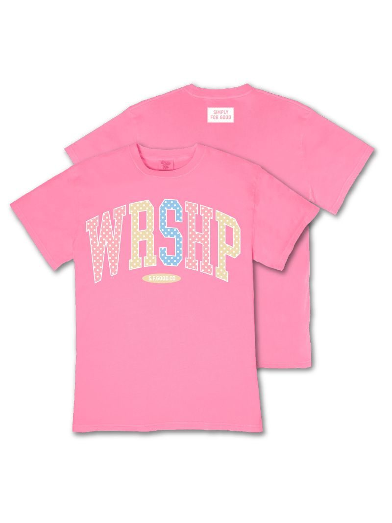 JUNE MARKET: Worship Simply for Good Tee - Blushberry by Simply Southern (Ships Late May)