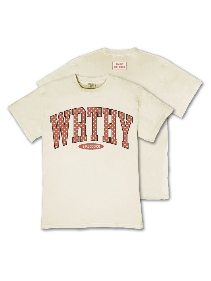 JUNE MARKET: Worthy Simply for Good Tee - Bone by Simply Southern (Ships Late May)