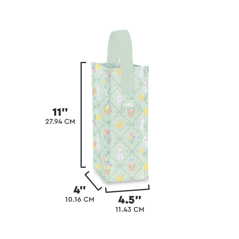 Hoppy Easter Reusable Gift Bag (Wine) by Swig