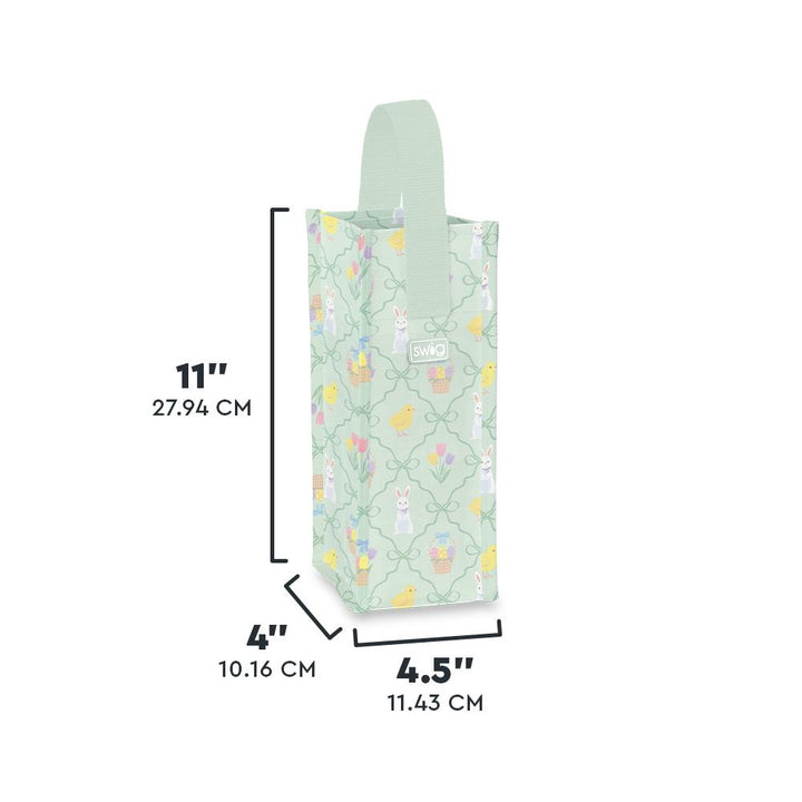 Hoppy Easter Reusable Gift Bag (Wine) by Swig