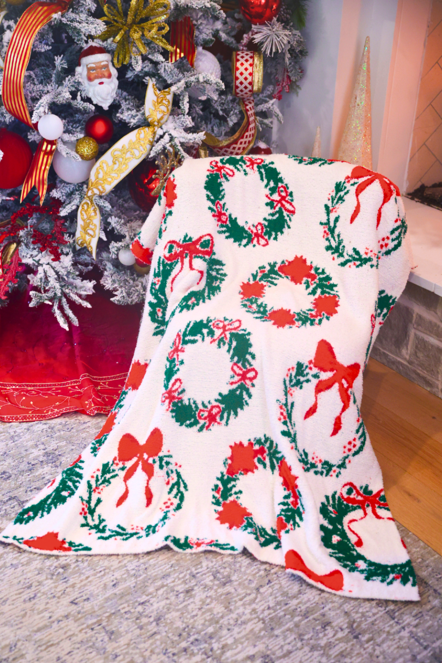 Ribbon Wreath Blanket by Jess Lea (PREORDER: Ships in October)