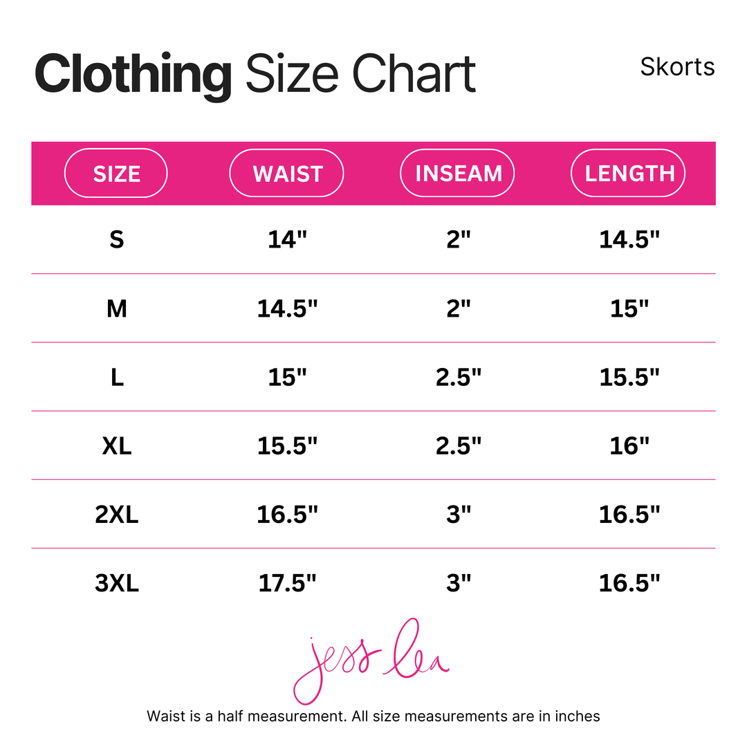 Sweet Beginnings Gingham Skort By Jess Lea