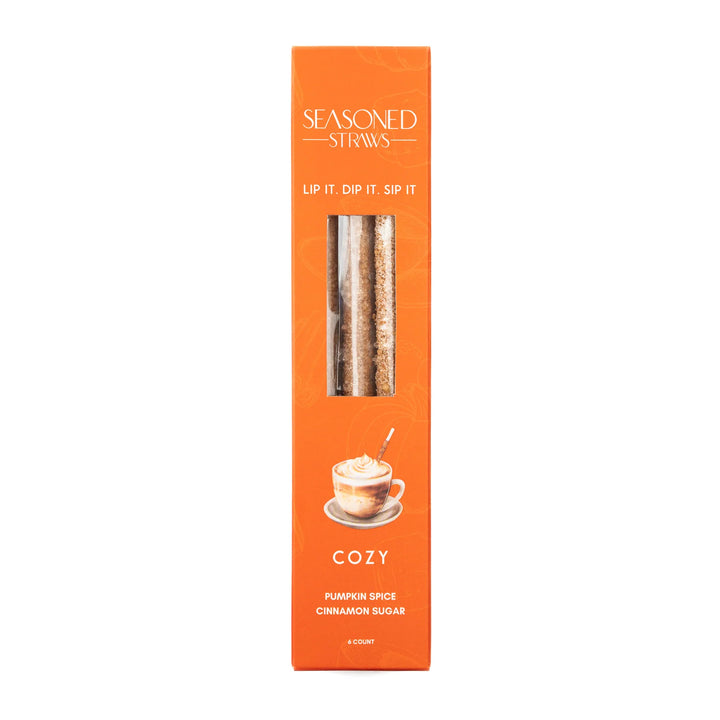 JUNE MARKET: Cozy - 6ct by Seasoned Straws (Ships in 2-3 Weeks)