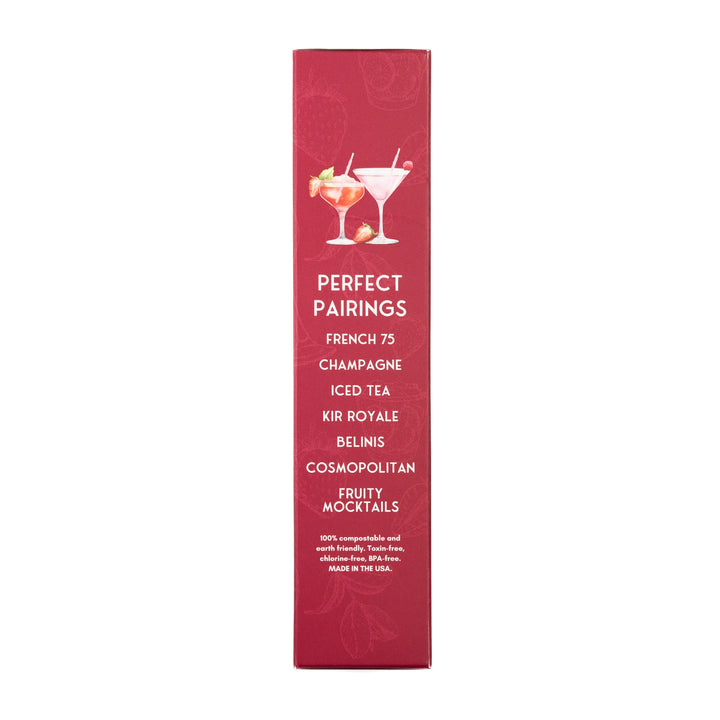 JUNE MARKET: Berry Kiss - 6ct by Seasoned Straws (Ships in 2-3 Weeks)