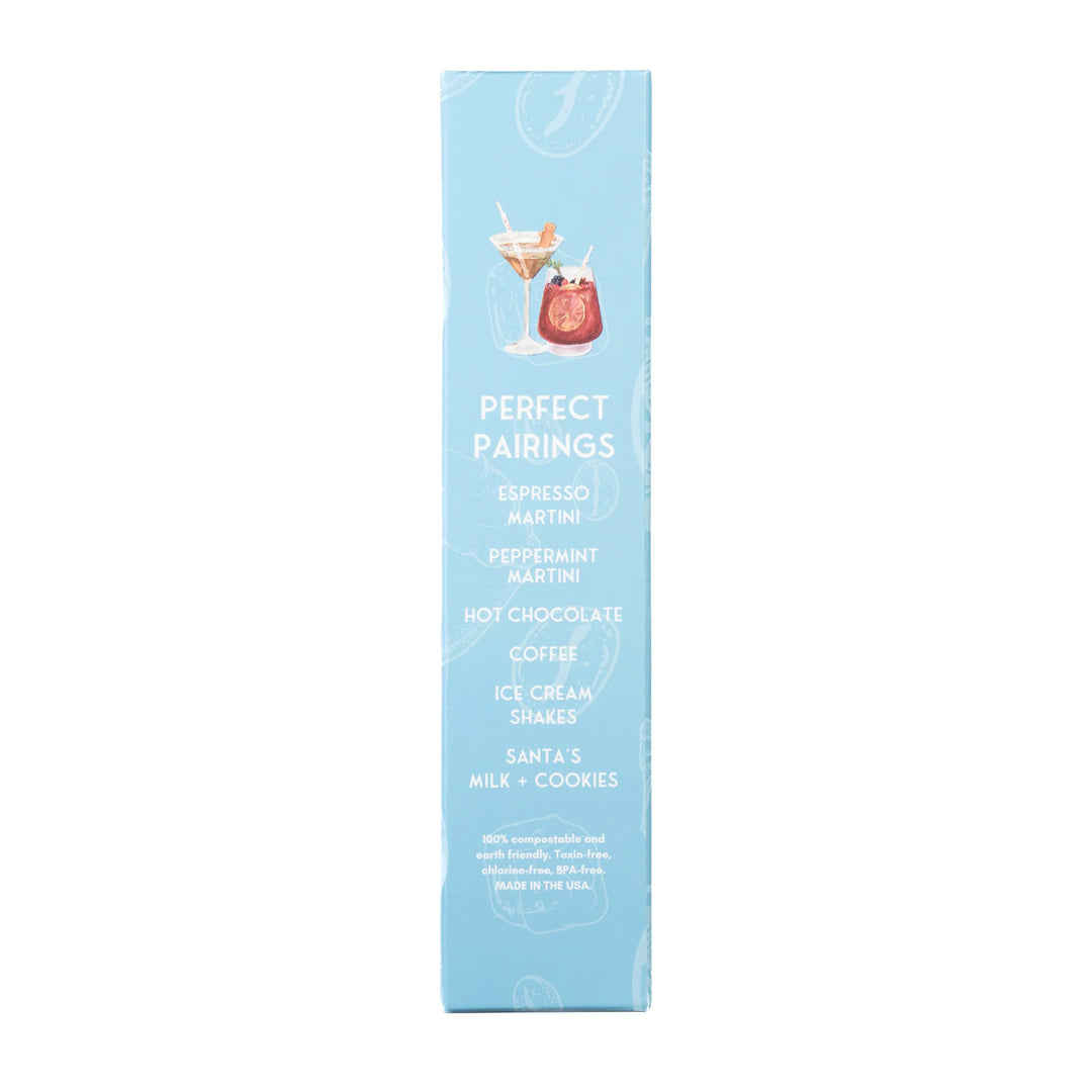 JUNE MARKET: Snowflake - 6ct by Seasoned Straws (Ships in 2-3 Weeks)