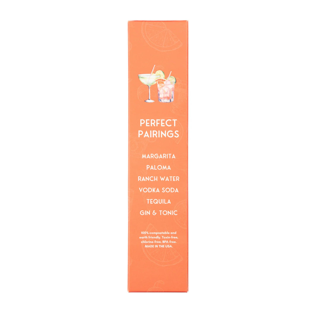 JUNE MARKET: Grapefruit Habanero - 6ct by Seasoned Straws (Ships in 2-3 Weeks)