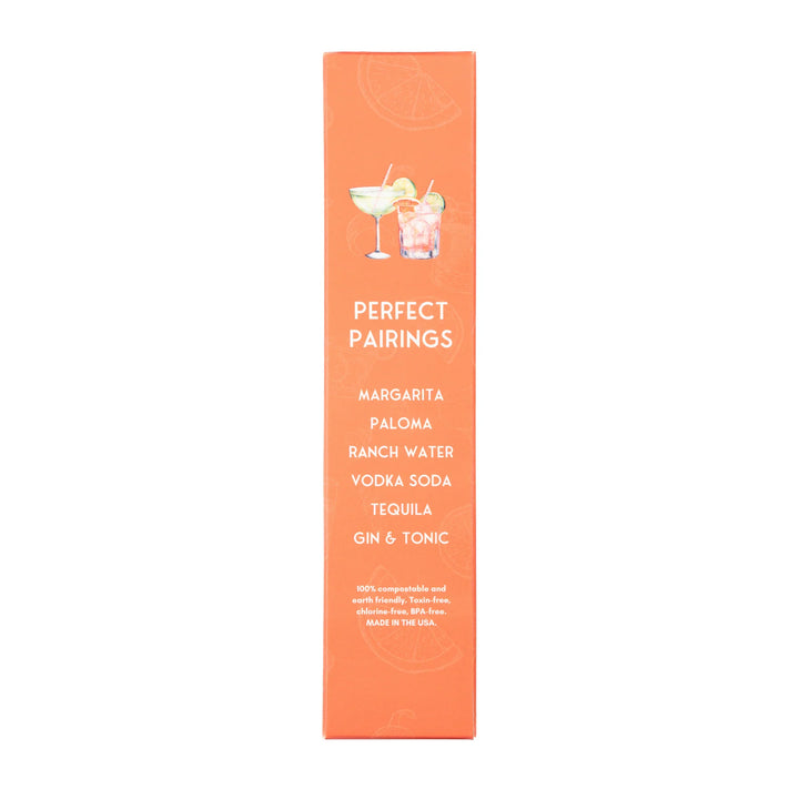 JUNE MARKET: Grapefruit Habanero - 6ct by Seasoned Straws (Ships in 2-3 Weeks)
