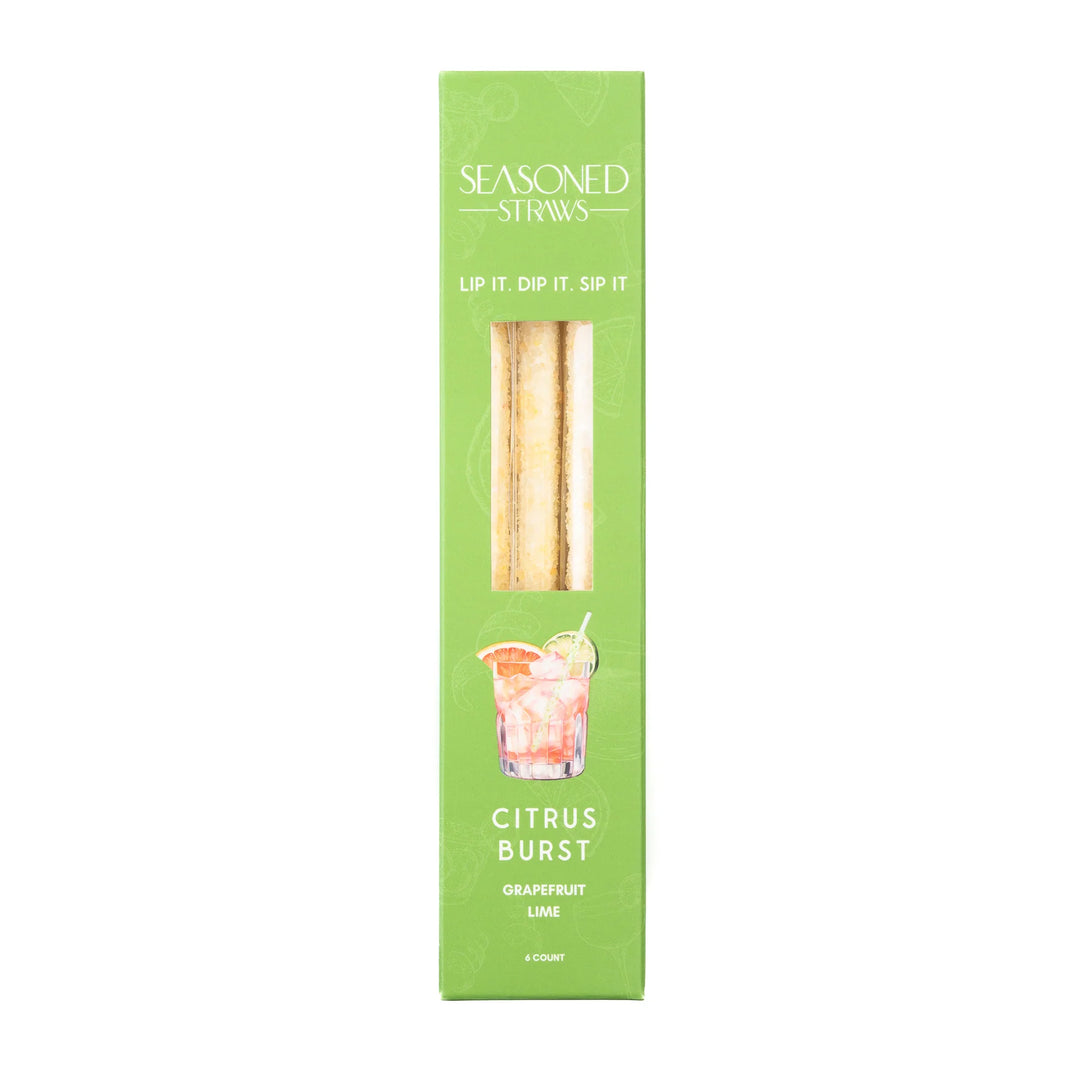 JUNE MARKET: Citrus Burst - 6ct by Seasoned Straws (Ships in 2-3 Weeks)