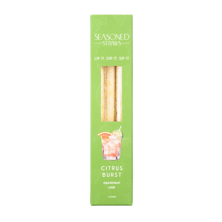 JUNE MARKET: Citrus Burst - 6ct by Seasoned Straws (Ships in 2-3 Weeks)