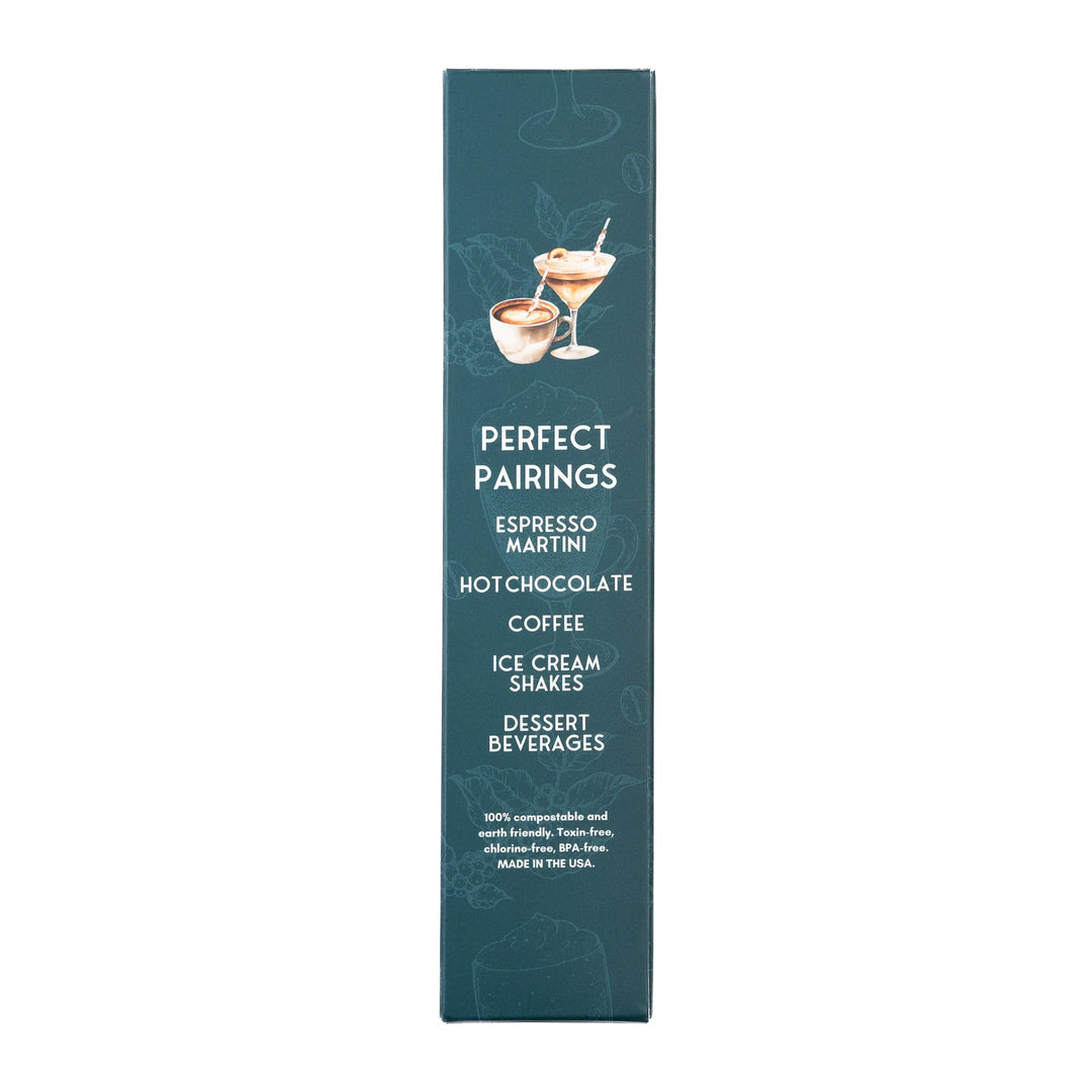 JUNE MARKET: Espresso Chocolate - 6ct by Seasoned Straws (Ships in 2-3 Weeks)