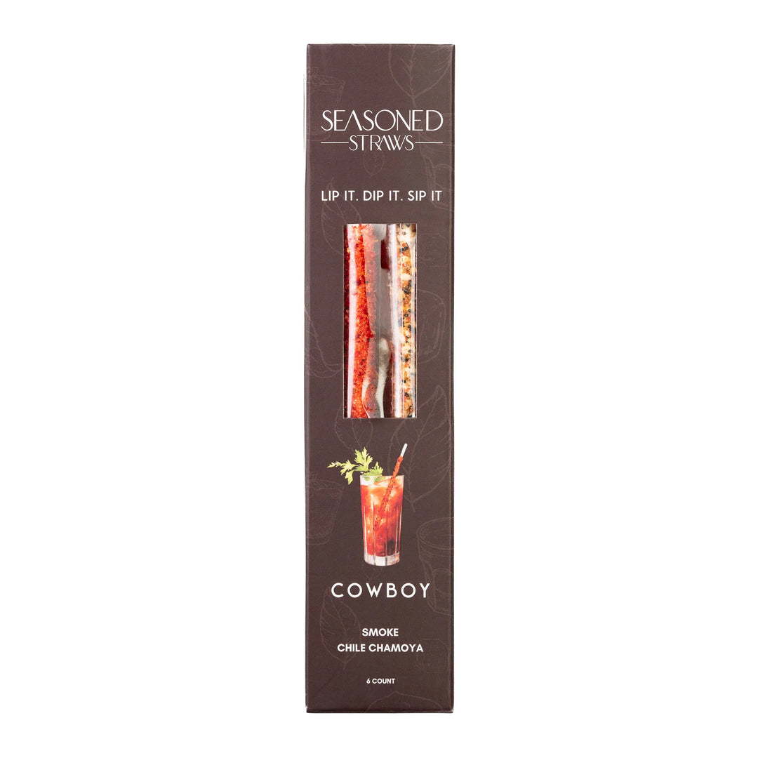 JUNE MARKET: Cowboy - 6ct by Seasoned Straws (Ships in 2-3 Weeks)