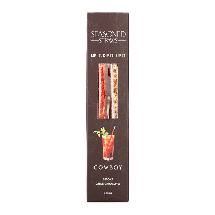 JUNE MARKET: Cowboy - 6ct by Seasoned Straws (Ships in 2-3 Weeks)