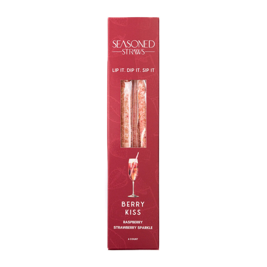 JUNE MARKET: Berry Kiss - 6ct by Seasoned Straws (Ships in 2-3 Weeks)