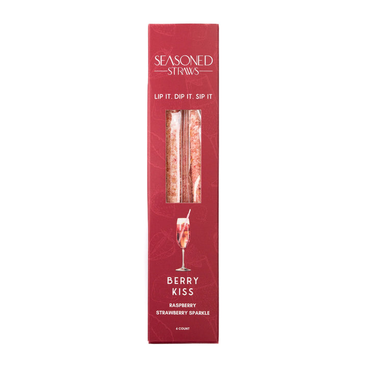JUNE MARKET: Berry Kiss - 6ct by Seasoned Straws (Ships in 2-3 Weeks)