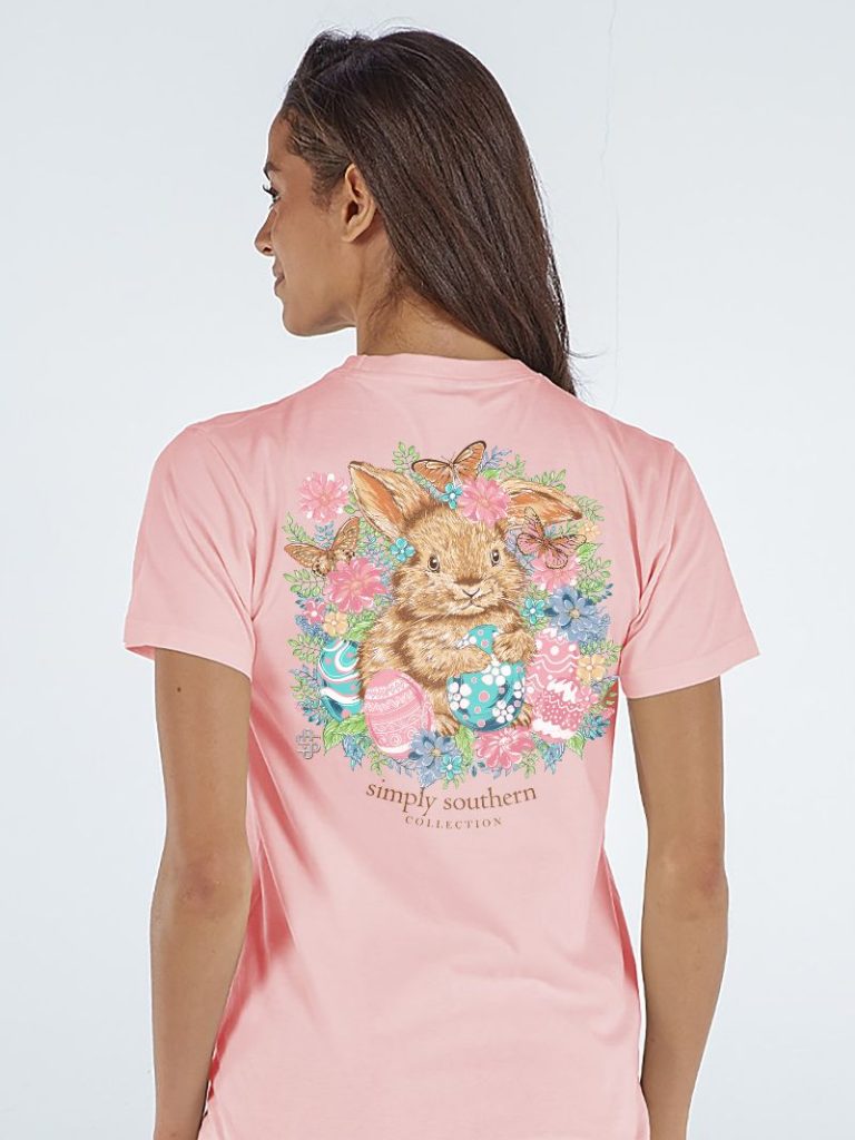 Pastel Bunny Short Sleeve Tee by Simply Southern
