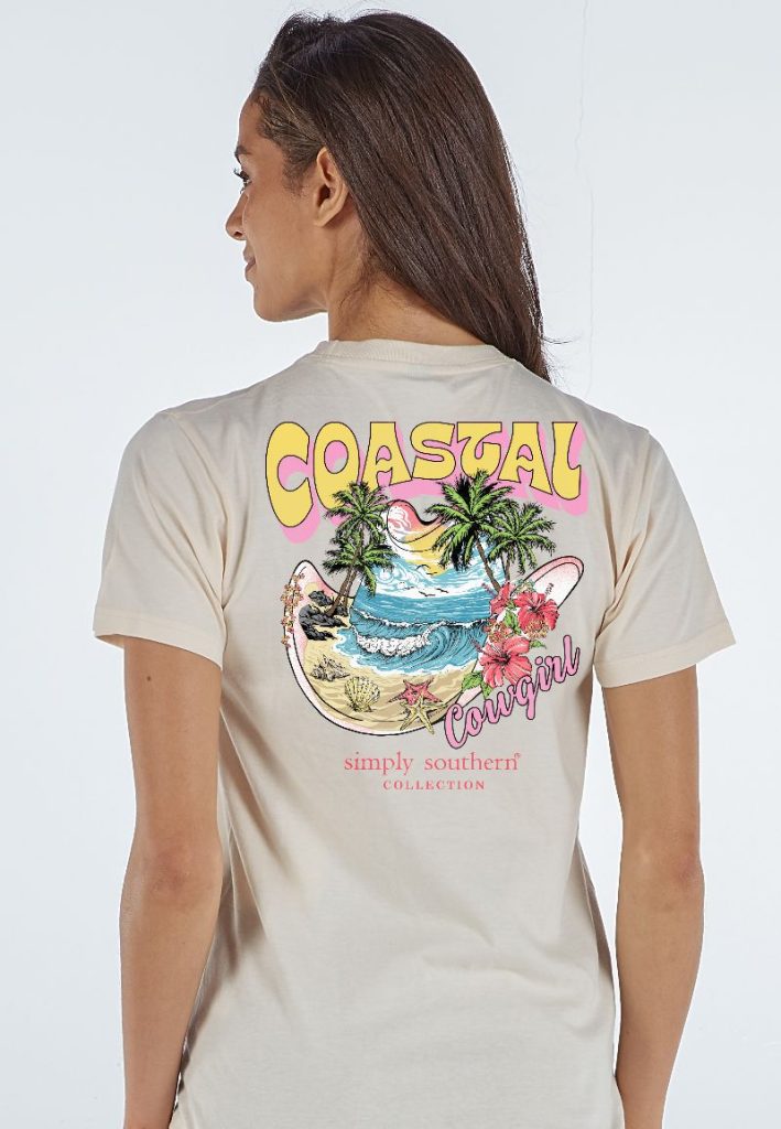 'Coastal Cowgirl' Short Sleeve Tee by Simply Southern