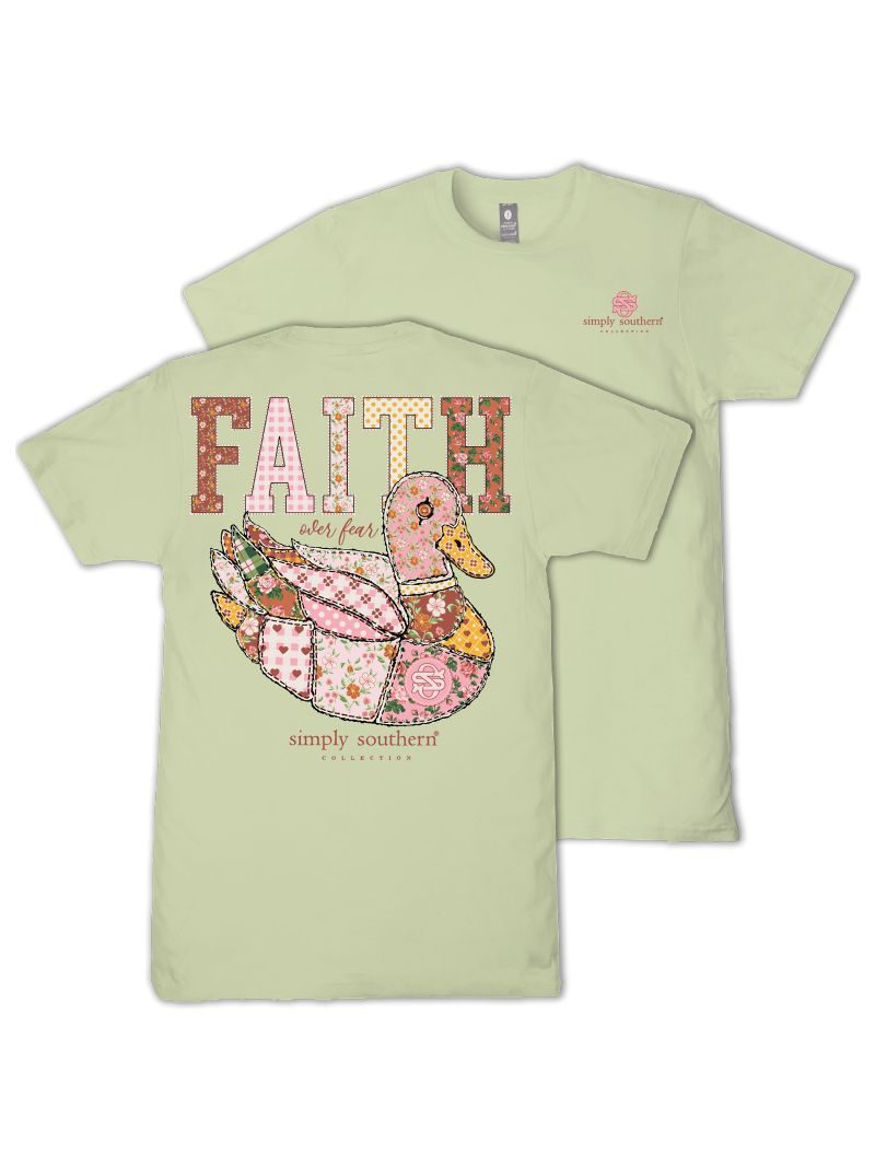 JUNE MARKET: Faith Short Sleeve - Fern by Simply Southern (Ships Late July)