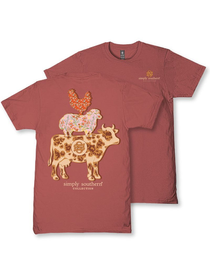 JUNE MARKET: Farm Short Sleeve - Maple by Simply Southern (Ships Late July)