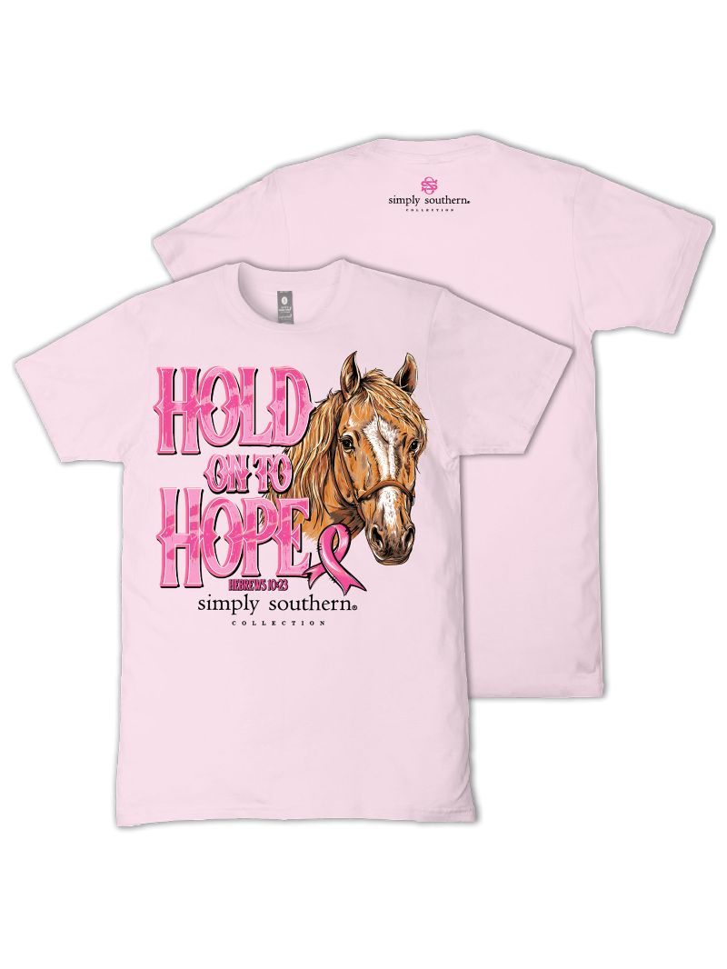 JUNE MARKET: Hope Short Sleeve - Peony by Simply Southern (Ships Late August)