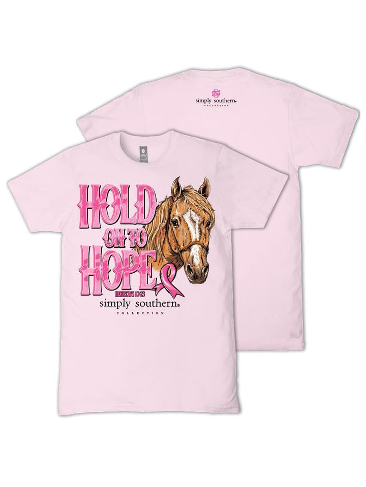 JUNE MARKET: Hope Short Sleeve - Peony by Simply Southern (Ships Late August)
