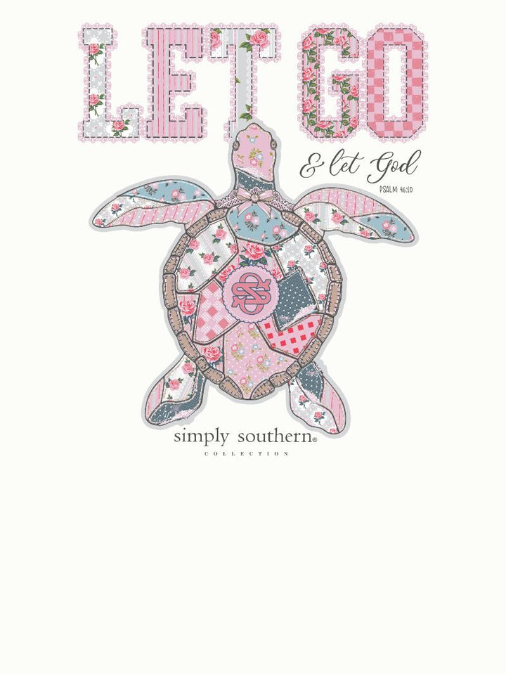JUNE MARKET: Let God Short Sleeve - Oyster by Simply Southern (Ships Late August)