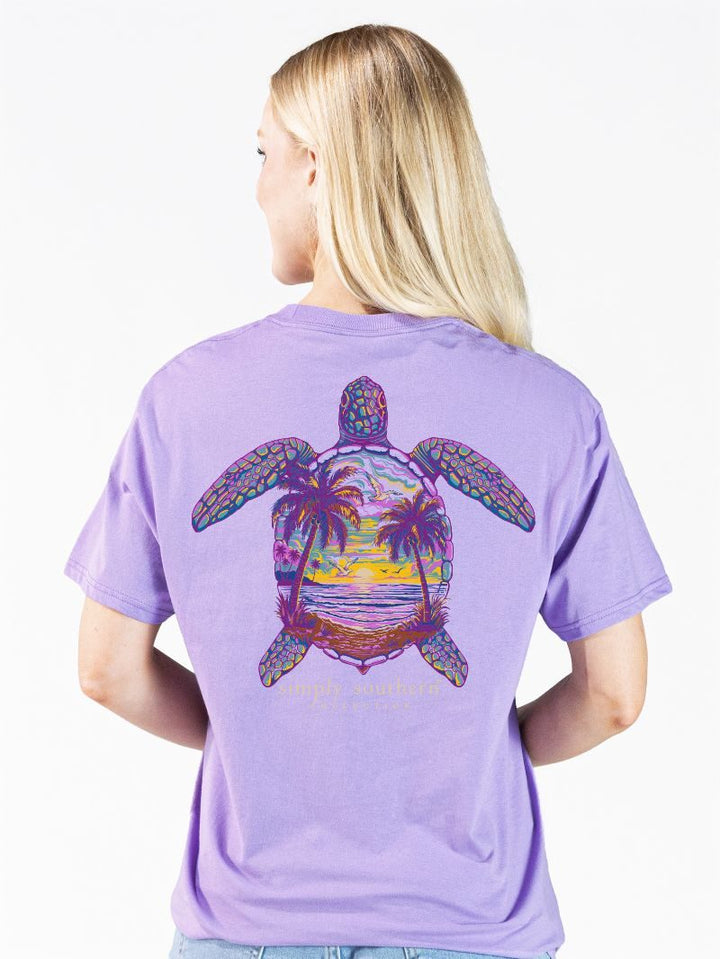 JAN MARKET: Turtle Tracker Short Sleeve Tee by Simply Southern (Ships in February)