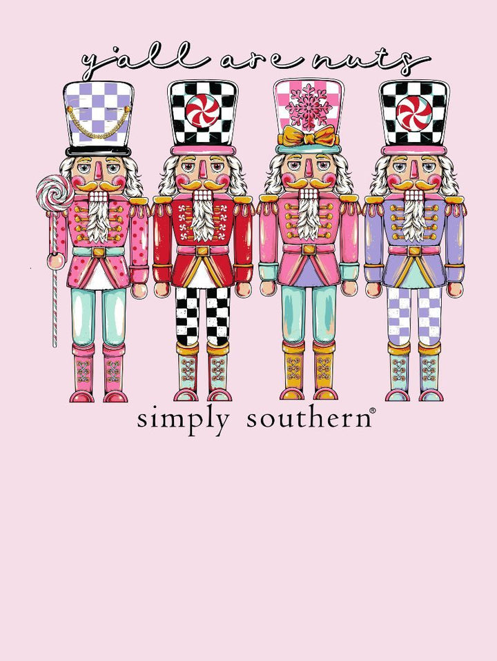 JUNE MARKET: Nutcrackers Short Sleeve - Peony by Simply Southern (Ships Late September)