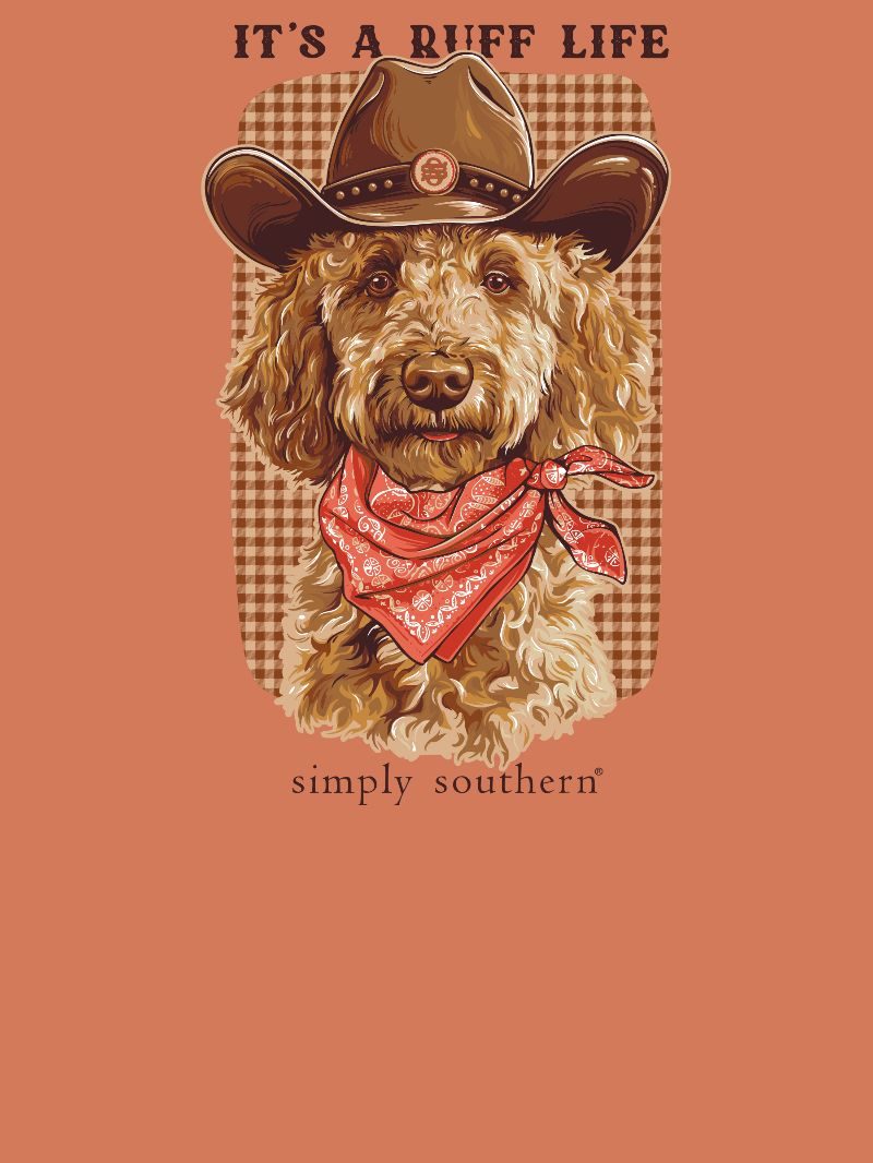 JUNE MARKET: Ruff Short Sleeve - Papaya by Simply Southern (Ships Late July)