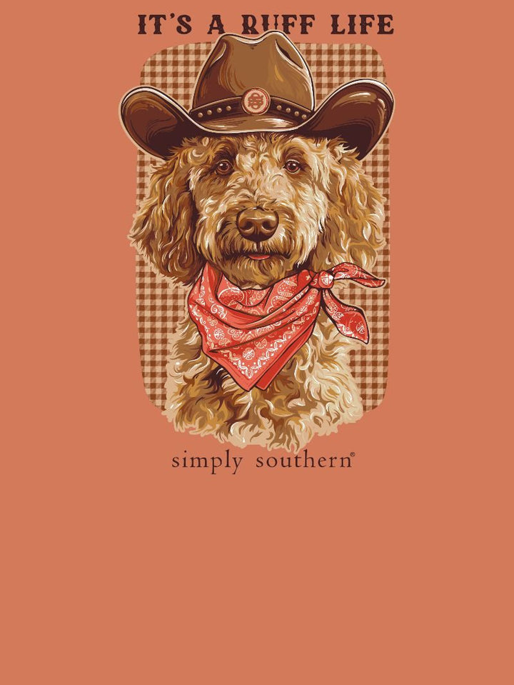 JUNE MARKET: Ruff Short Sleeve - Papaya by Simply Southern (Ships Late July)