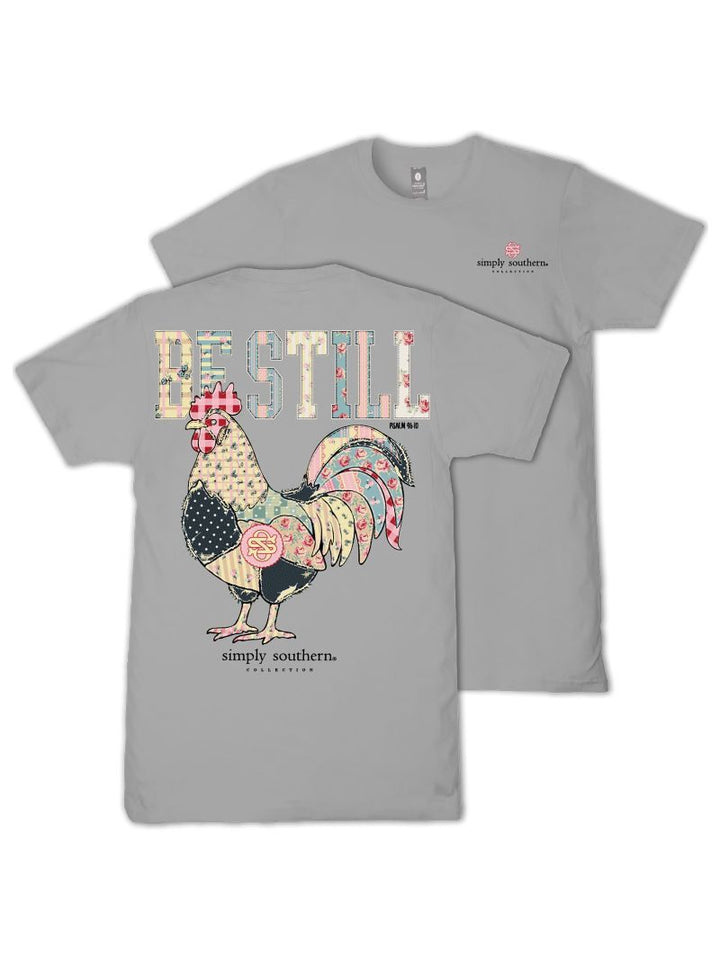 JUNE MARKET: Be Still Short Sleeve - Lunar by Simply Southern (Ships Late August)