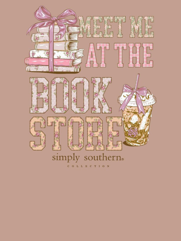 JUNE MARKET: Book Store Short Sleeve - Mahogany by Simply Southern (Ships Late July)