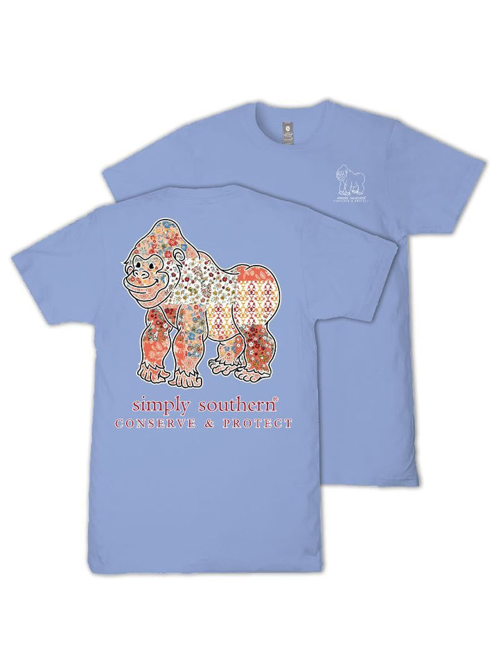 Floral Gorilla Tracking Tee by Simply Southern