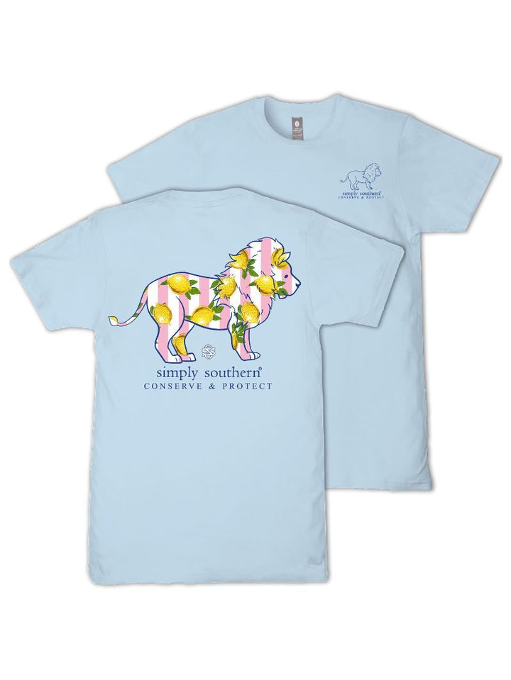 Lemon Lion Tracking Tee by Simply Southern