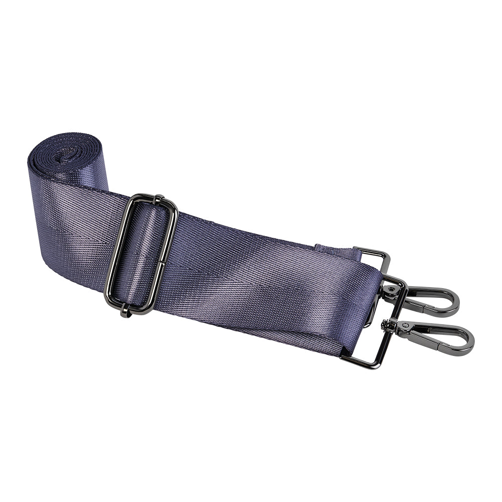 JUNE MARKET: Pewter Glossy HydroBag® with Solid Strap by Wanderfull (Ships in 2-3 Weeks)