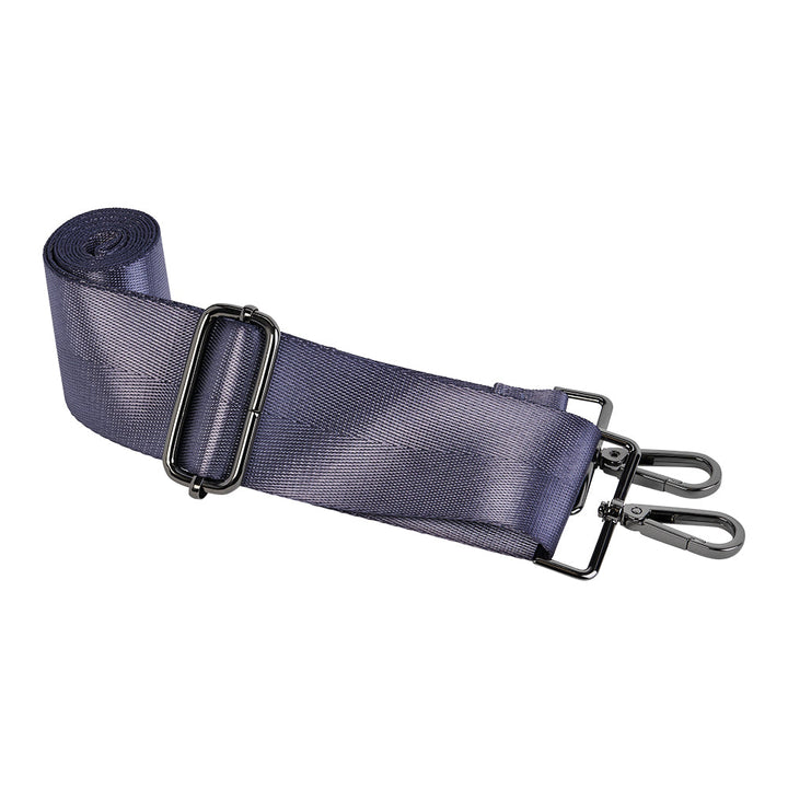 JUNE MARKET: Pewter Glossy HydroBag® with Solid Strap by Wanderfull (Ships in 2-3 Weeks)