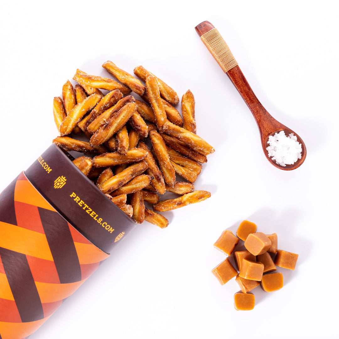 Sea Salt Caramel Pretzels - Treats Live