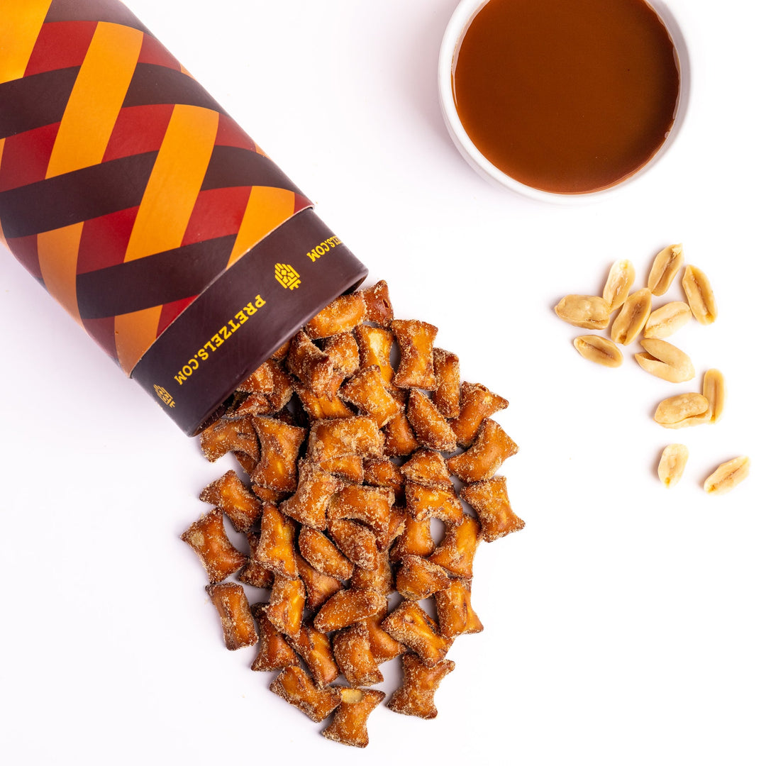 Salted Caramel Peanut Butter Pretzel Bites - Treats Live