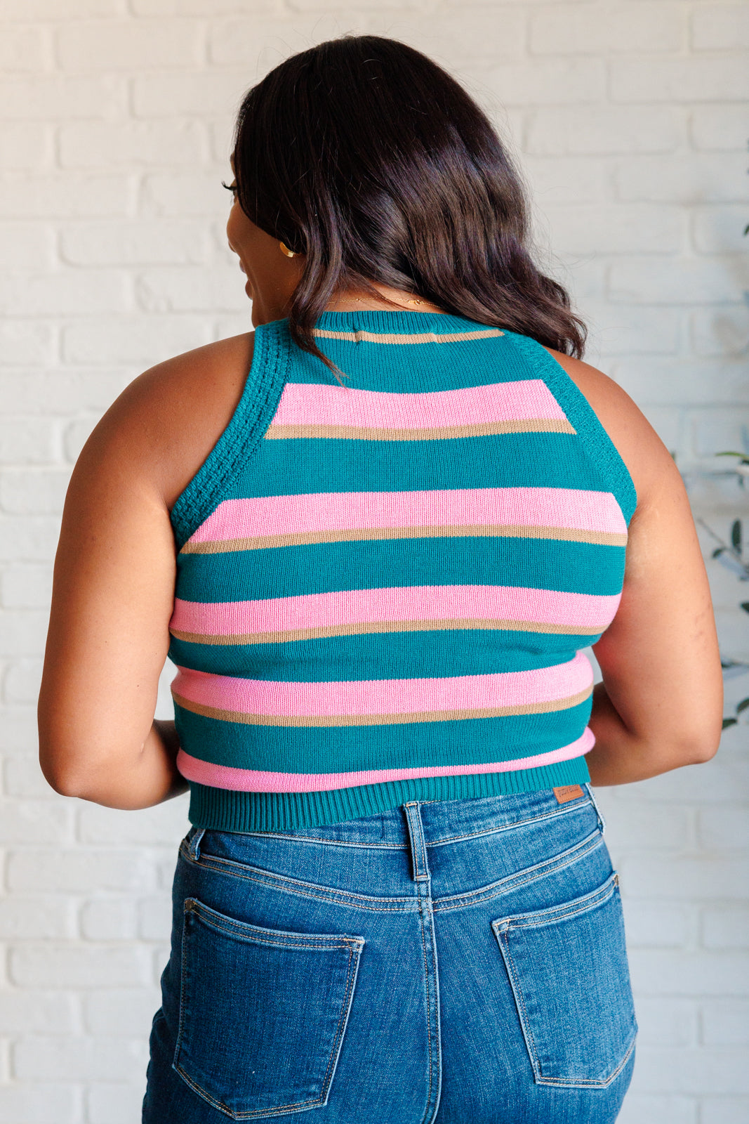 Scholarly Pursuits Knit Striped Tank - 5/25