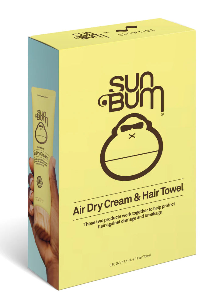 Hair Towel & Air Dry Cream Set by Sun Bum