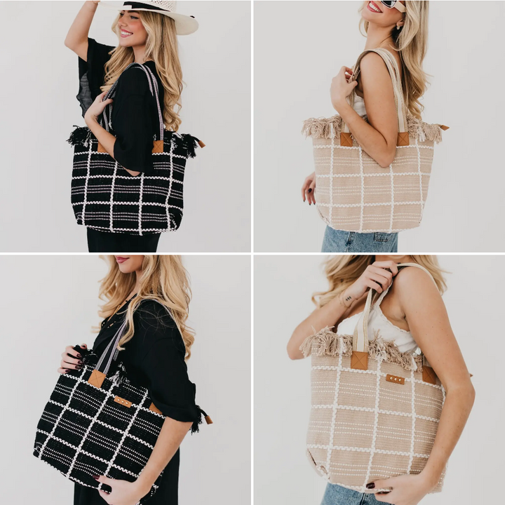 FINAL SALE: Fae Fringe Tote Bag by Pretty Simple