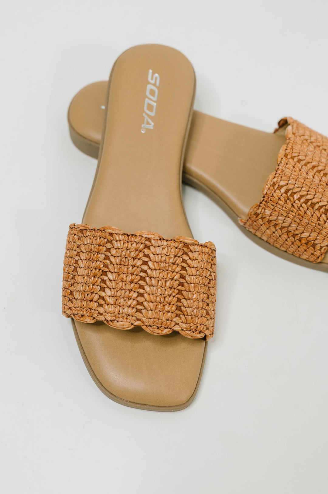 Screen Woven Square Toe Sandal - 7/28