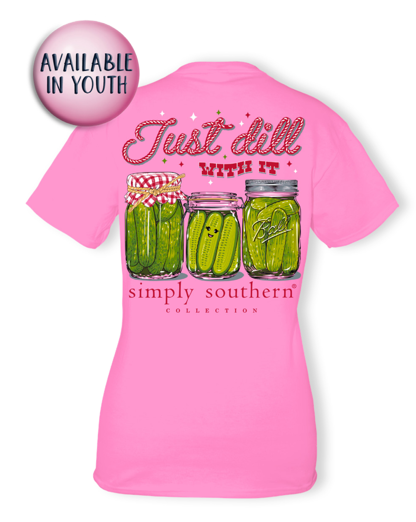 Youth 'Just Dill With It' Short Sleeve Tee by Simply Southern