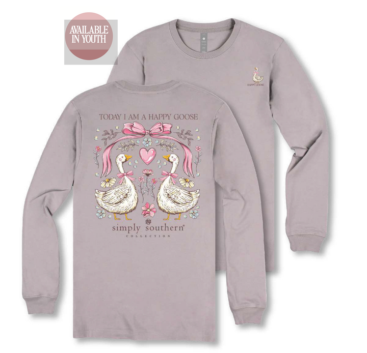 'Happy Goose' Long Sleeve Tee by Simply Southern