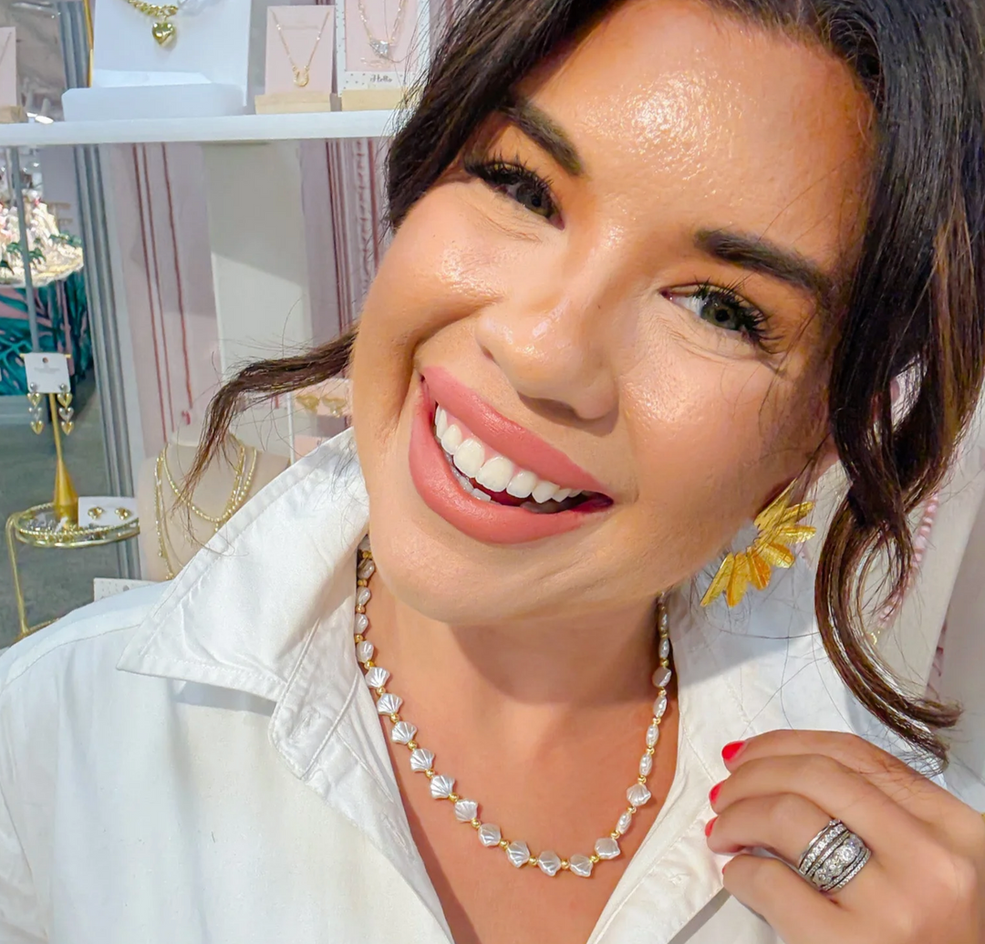 Seashell Sweetheart Necklace by Treasure Jewels