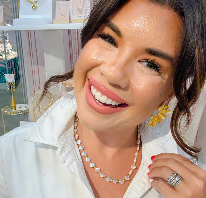 Seashell Sweetheart Necklace by Treasure Jewels