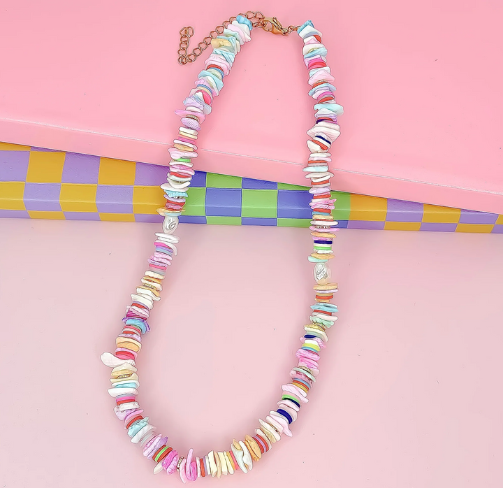 Pastel Party Gemstone Necklace by Treasure Jewels