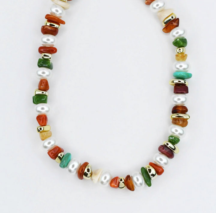 Color Crush Pearl Necklace by Treasure Jewels